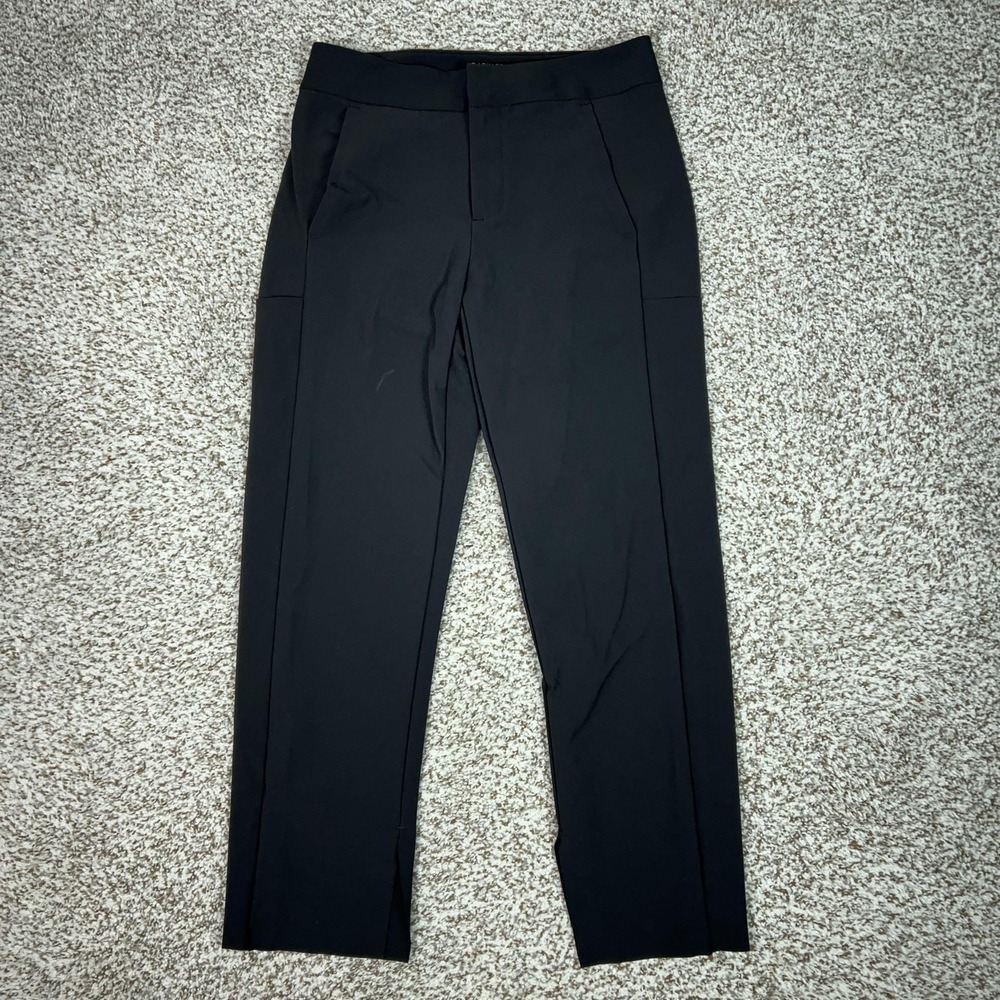 Athleta Pants Womens 4 Black Stellar Crop Trouser Travel Work Stretch Office